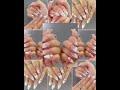 3D Floral Press On Nails: French Tip Bridal, Pearls &amp; Bows