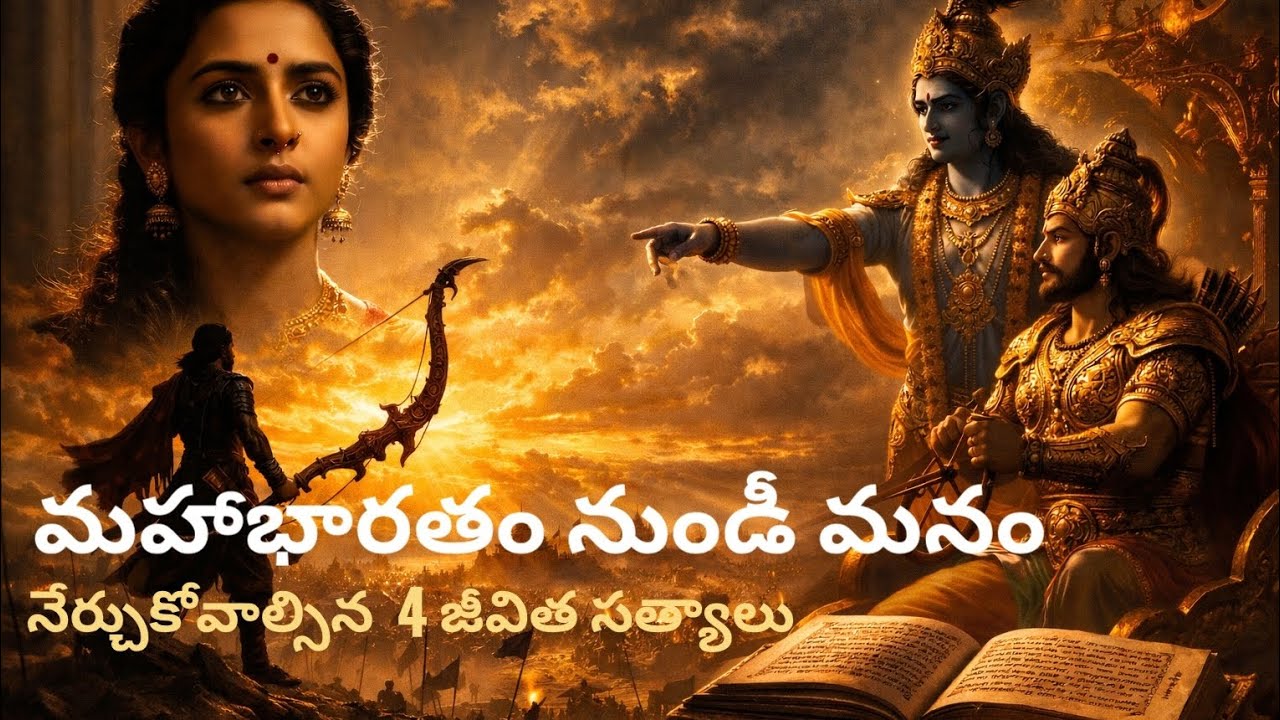 మహాభారతం నుండీ మనం నేర్చుకోవాల్సిన  4 జీవన సత్యాలు | 4 Life Lessons from Mahabharat#Mahabharata 