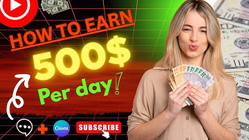 How to Earn $500/Month Online with Canva & ChatGPT | Zero Investment!