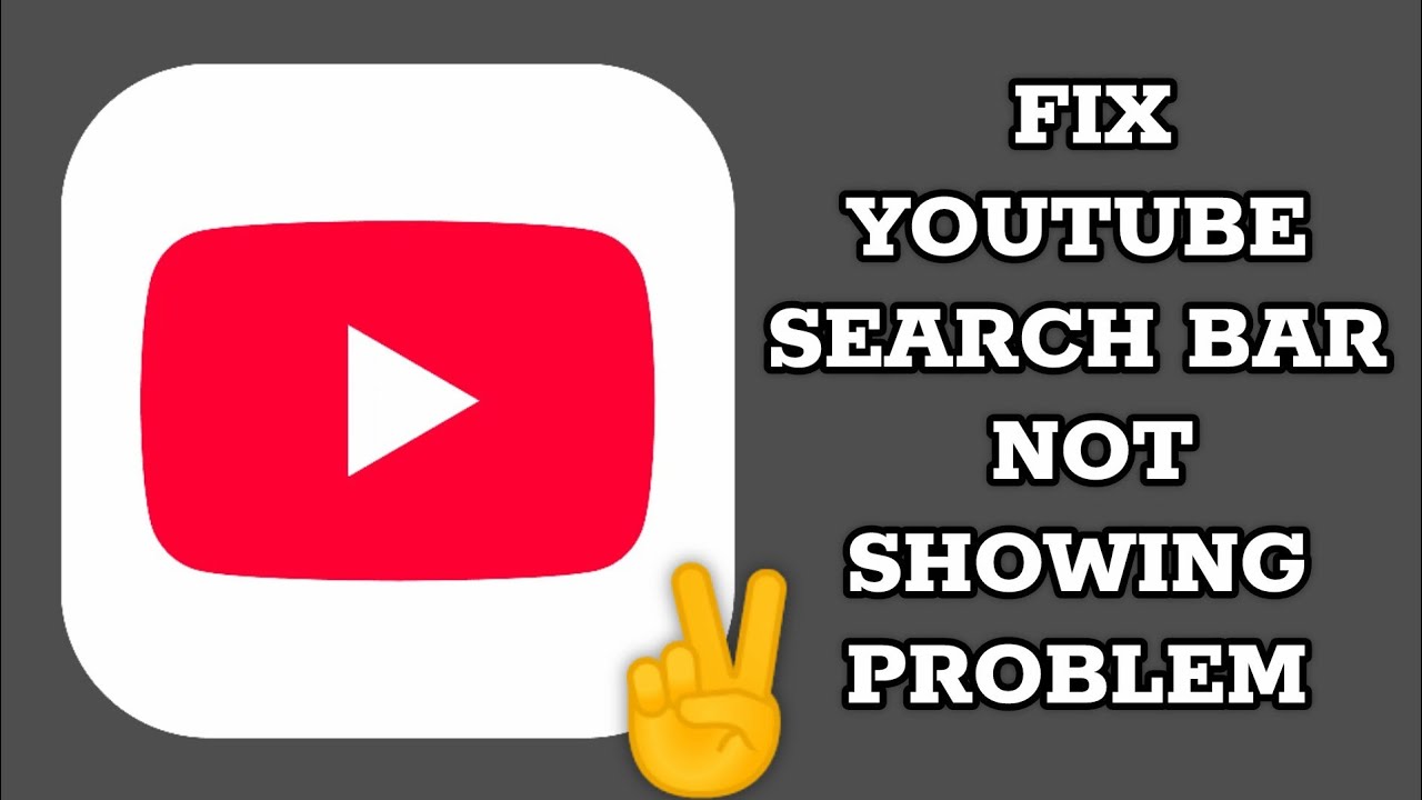 Fix YouTube Search Bar Not Showing Problem|| TECH SOLUTIONS BAR