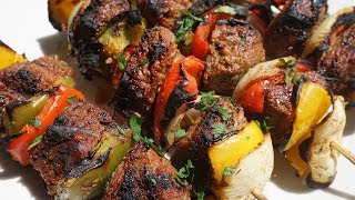 Today i'm grilling up the most juiciest beef kabobs you ever tasted in
your life on a grill. sure can try these kebabs oven, but we...