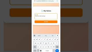 Mini Notes SPA #php #foryou #funcoding #js #beginners #css #bts #abodesire #bl #yaoi #foryou #. #run