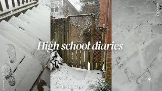Snow day vlog!! •High school diaries• *episode 1*