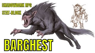 BUILDING SHADOWDARK BARGHEST MONSTER STAT-BLOCK 🔴#4k LIVE
