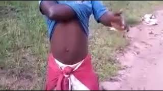 A Funny Talented Guy From Africa Singing A Song Accompanied By His Armpit Rhythm And Fart...