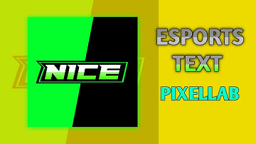 Nice text effect on mobile phone - Esports text Pixellab - Tech Pencil