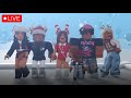 CHAOTIC BLOXBURG CHRISTMAS BUILD BATTLE ROBUX GIVEAWAY ROBLOX LIVESTREAM 