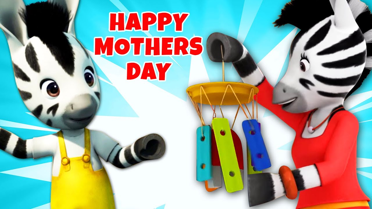 ⁣Mothers Day 💖 Cartoon For Kids | Animated Stories | Zebra Cartoon | Zou in English