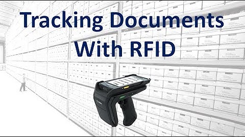 Documents tracking using RFID