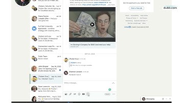 Dubb - LinkedIn Integration (@DubbSupport )