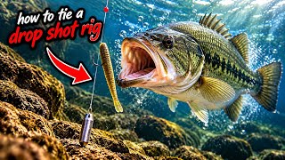 How to Tie a Drop Shot Rig | Become a Master At Fishing!