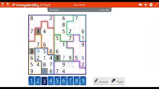 Microsoft Sudoku Irregular Easy, March 31, 2025, Daily Challenges