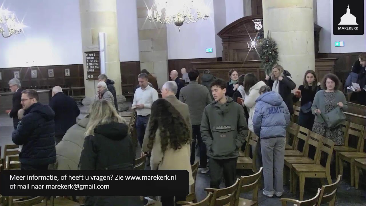 Marekerk Leiden, 1 januari 2026, 10.30 uur - ds. T. Jacobs (Nieuwjaarsdienst)
