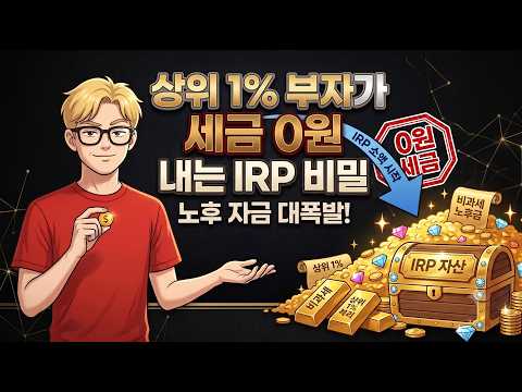 부자들은 이미 꽉 채웠다! 상위 1% 부자들의 IRP 활용 및 투자 방법