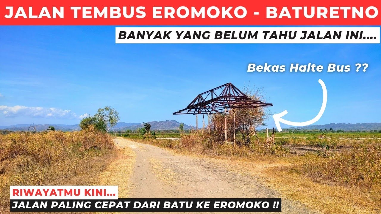 Kondisi Terkini Jalan Alternatif dari Kec. Baturetno ke Kec. Eromoko, Kab. Wonogiri, Jawa Tengah