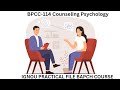 BPCC:114 COUNCELLING PSYCHOLOGY IGNOU PRACTICAL FILE BAPCH COURSE #ignou #viralshort #subscribe