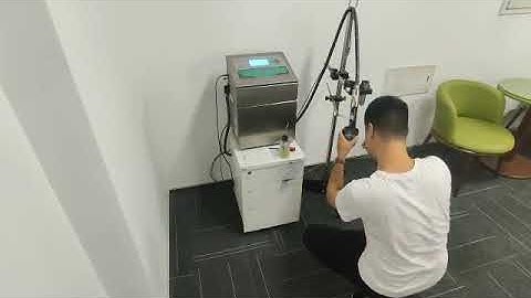 How to install CIJ printer MX690,how to mix ink and make up solvent of inkjet printer.