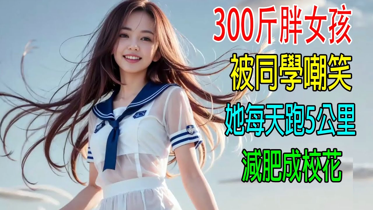 300斤胖女孩，被同學和老師嘲笑，她每天跑5公里，減肥成了校花！