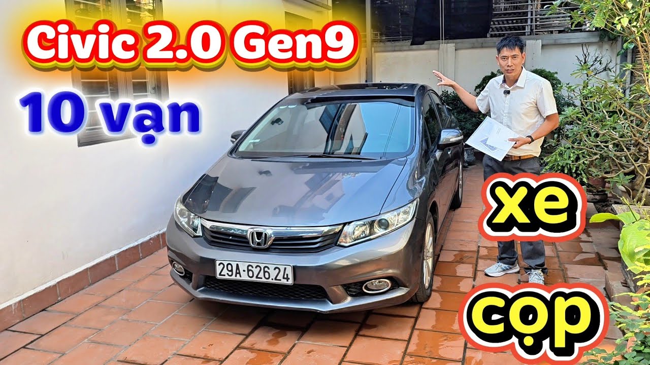 Chú công chức ít đi để lại | Honda Civic Gen9 2012 đi 10 vạn | Chỉ vài vết xước sơn