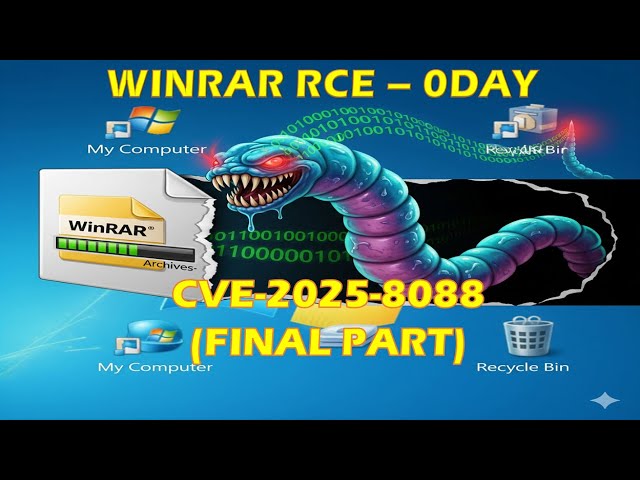 Let's build a Winrar CVE-2025-8088 exploit from scratch
