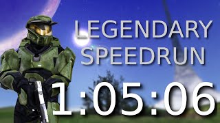 Halo: CE in 1:05:06  Legendary Speedrun