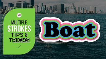 How to add multiple strokes in Adobe illustrator | Text Effect Tutorial | PathFinder