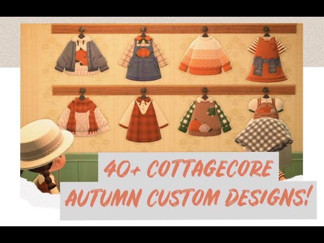 40+ OF THE BEST AUTUMN /FALL COTTAGECORE CLOTHING DESIGNS! / ANIMAL  CROSSING NEW HORIZONS