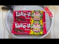 ASMR | DELFI TAKE-IT CHOCOLATE ICE CREAM ROLLS | Does it taste like KitKat?