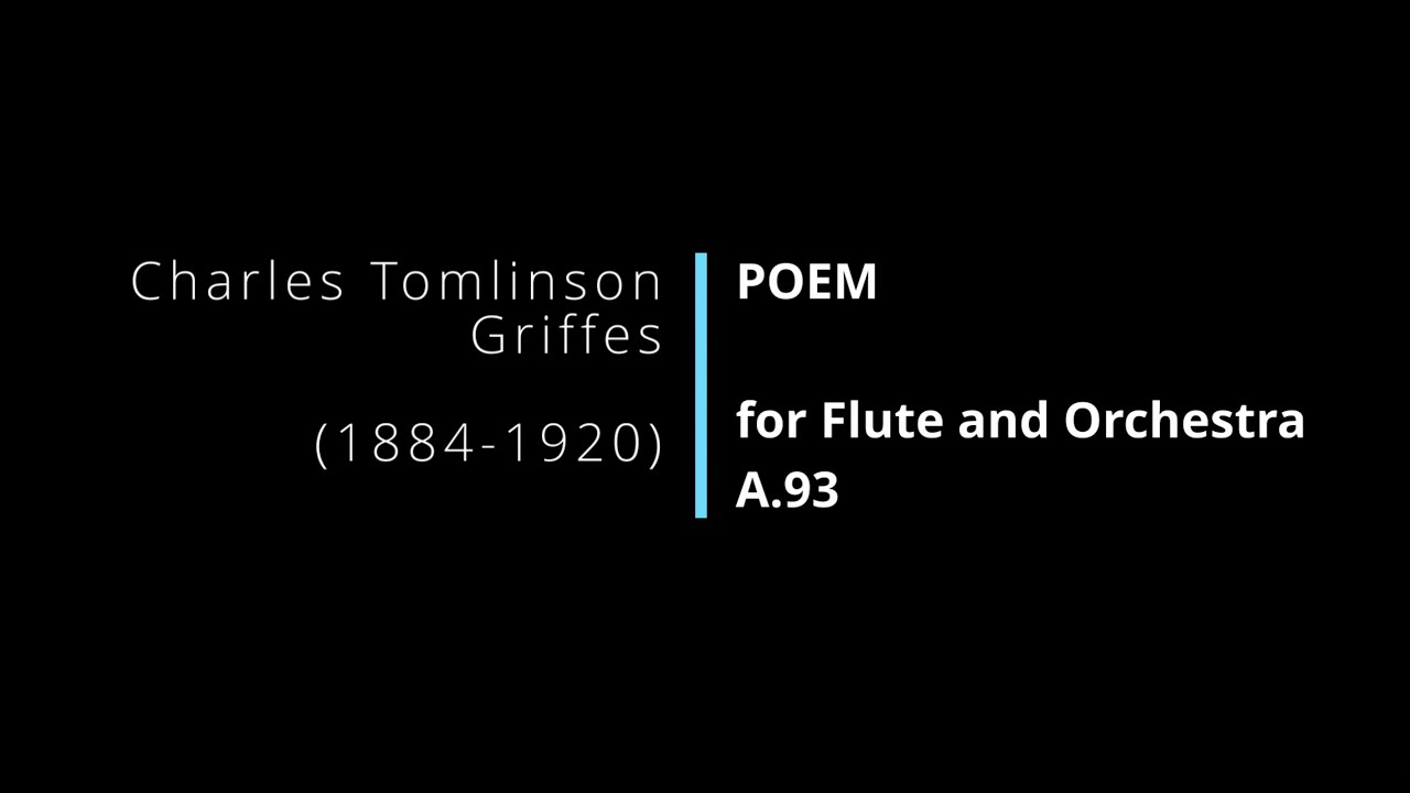 Charles Griffes Poem for Flute and Orchestra, Orchestra accompaniment Mockup Vers_01