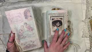 2 Eclectic Travelers notebook Vintage journals #vintagejournals #Eclecticjournals