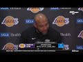 Darvin Ham Postgame Interview | Los Angeles Lakers beat Memphis Grizzlies 112-103