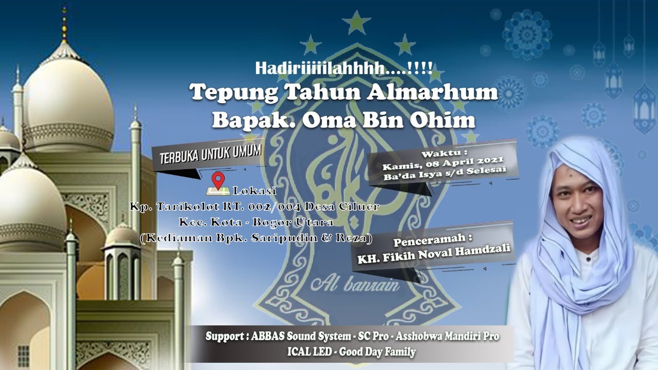 Live Ceramah KH. Fikih Noval Hamdzali