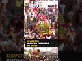 Lord Kallazhagar receives grand welcome in Madurai | Chithirai festival | #shorts