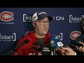 Carrier, Robidas + Bolduc address the media at practice | LIVE PRESS CONFERENCES