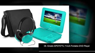 Ematic 9″ Portable Dvd Player Blue Top 10 Best Portable DVD Players