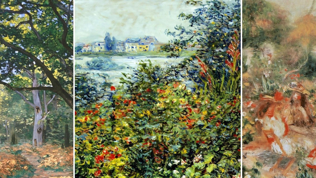 Fine Art TV — Silent Art Gallery · July 15 Afternoon | Monet · Flowers at Vétheuil & others