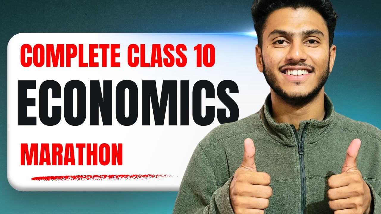 COMPLETE CLASS 10 ECONOMICS MARATHON l LIVE DOUBT SESSION - YouTube