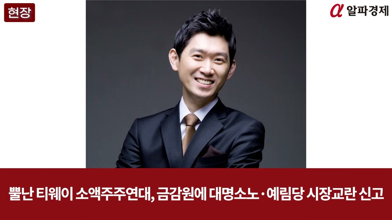 뿔난 티웨이 소액주주연대, 금감원에 대명소노·예림당 시장교란 신고 : 알파경제TV [현장]