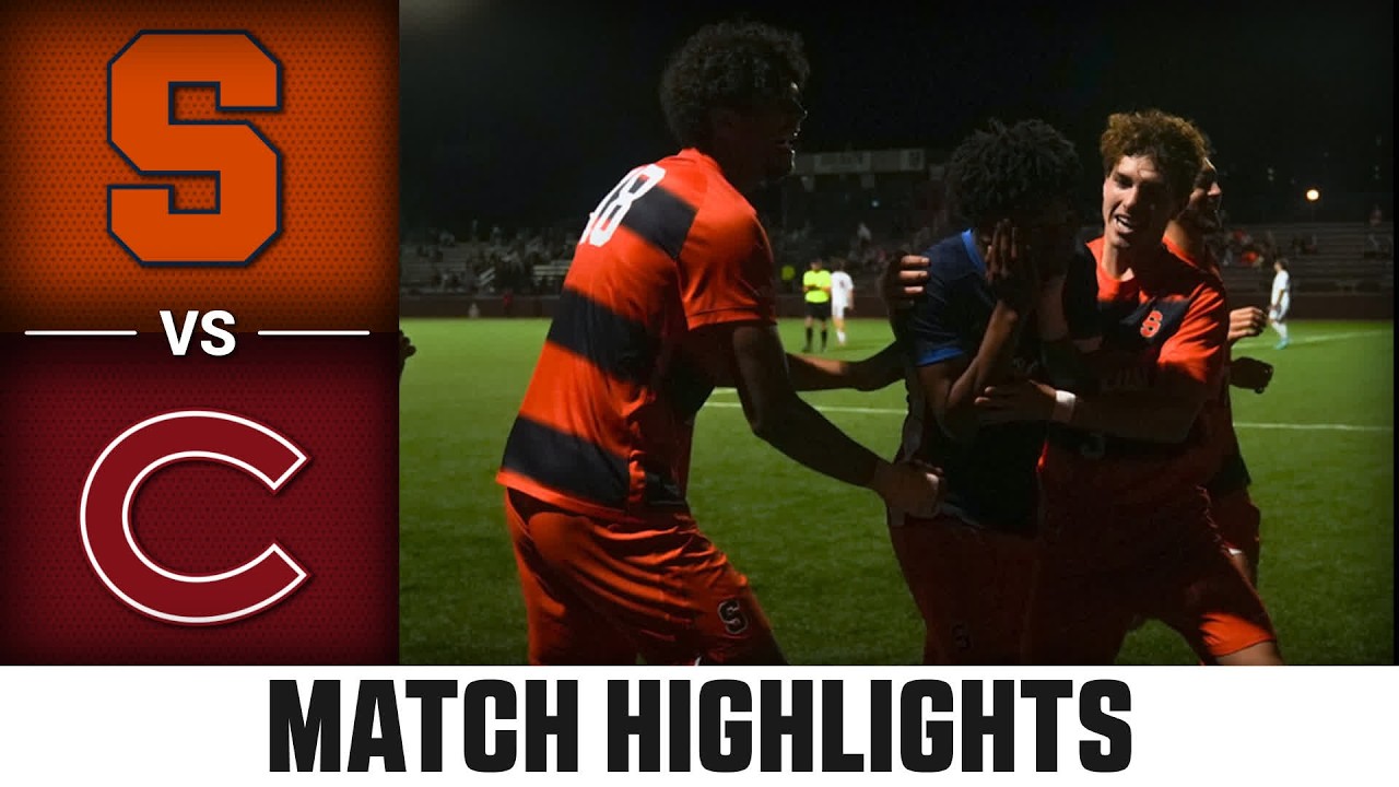 Syracuse vs Colgate Match Highlights | 2026 ACC Men's Soccer