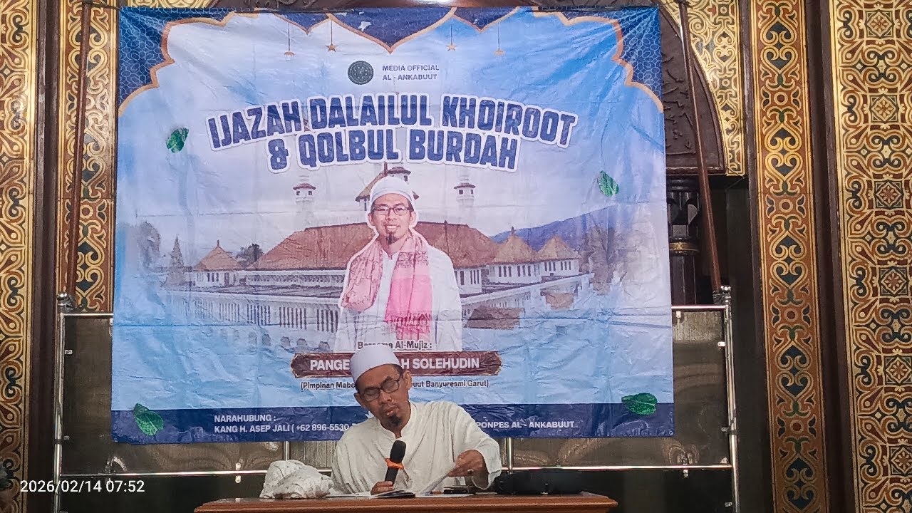 Siaran langsung PONPES AL-ANKABUT  Ijazah Dalail Khoirot & Qolbu Burdah