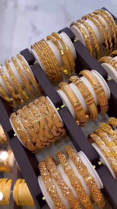 Gold Bangles designs 2023#goldbangles #trendy#shorts