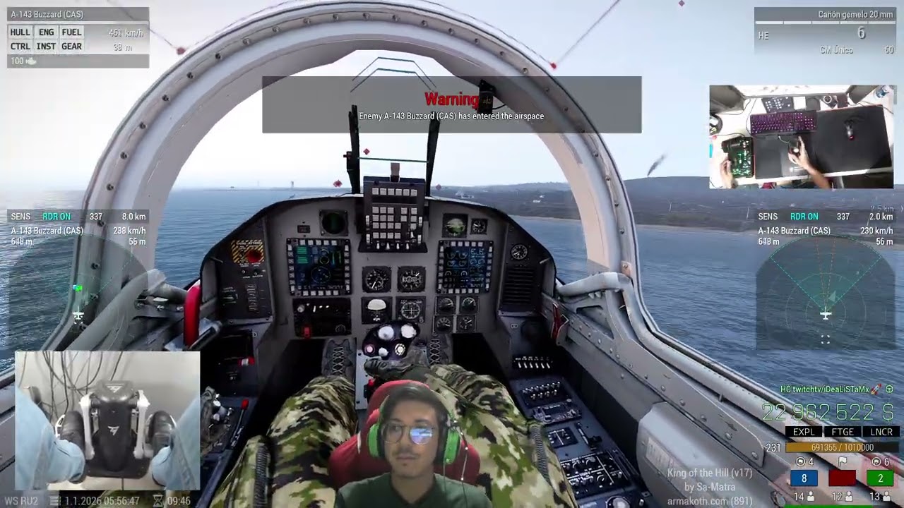 RU#2 HC KOTH | TOP#6 | Pilot | 13 Kills , 24 Explosión, 3 Deads | Charkia Night | Opfor | 1080p