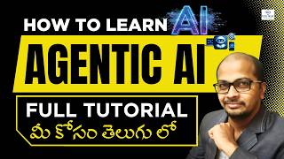 FREE Agentic Ai Course in Telugu | Learn AI Agent in telugu & Gen ai for Beginners #agenticai