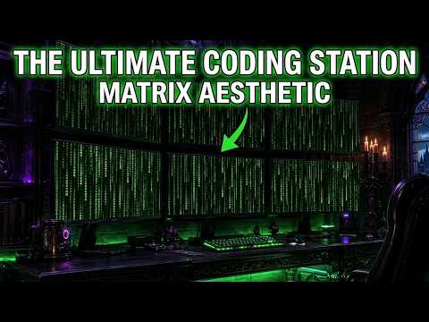 Ultimate Coding Battlestation | Matrix Code Aesthetic