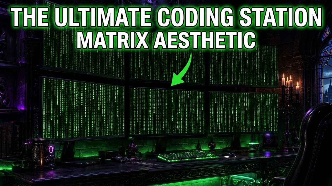 Ultimate Coding Battlestation | Matrix Code Aesthetic