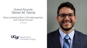 Grand Rounds: Musculoskeletal Stem Call Heterogeneity and Tissue Function | Steven Garcia 10.18.2023