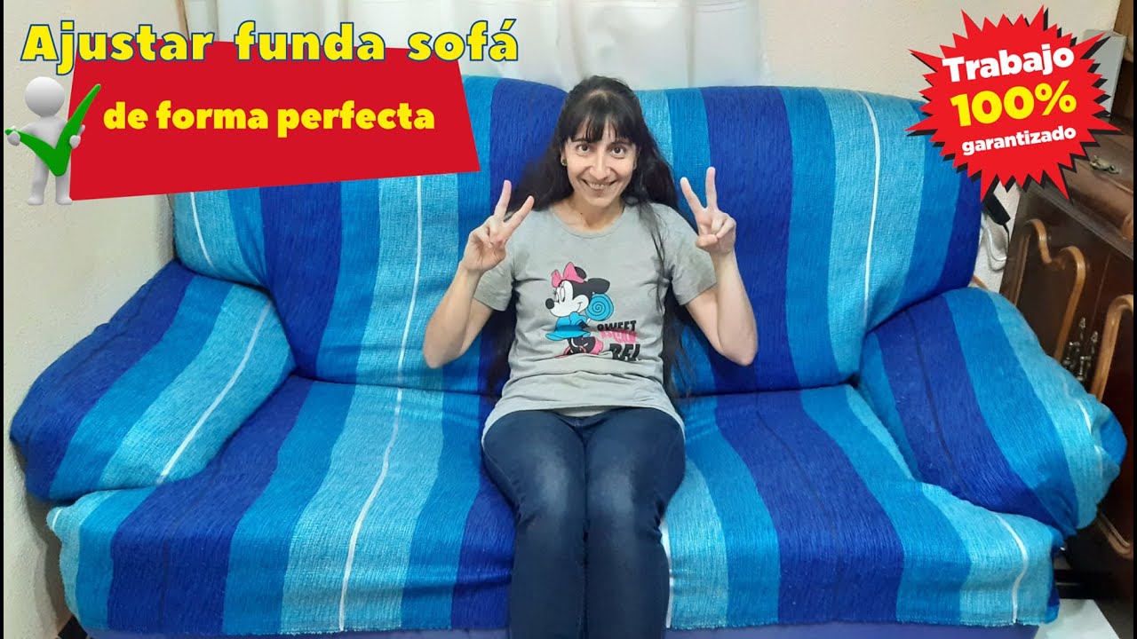 Tutorial como Ajustar funda sofá de forma perfecta