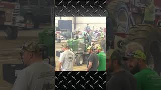 Engine Fail Tractor Pull Short #shorts #tractors #tractorpull #tractorpulling #tractorfail