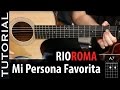 Cómo tocar Mi Persona Favorita en guitarra facil acordes (completo Perfecto)  guitarraviva