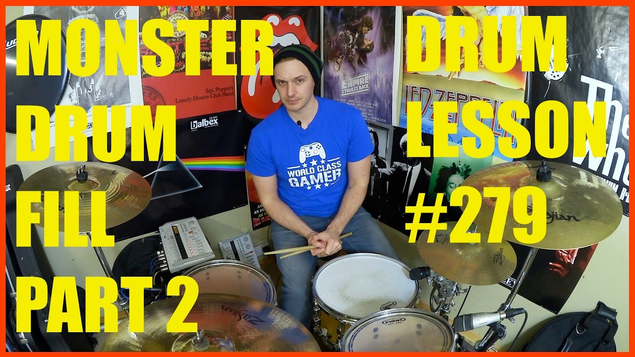Advanced Drum Fill Part 2 Drum Lesson 279 YouTube